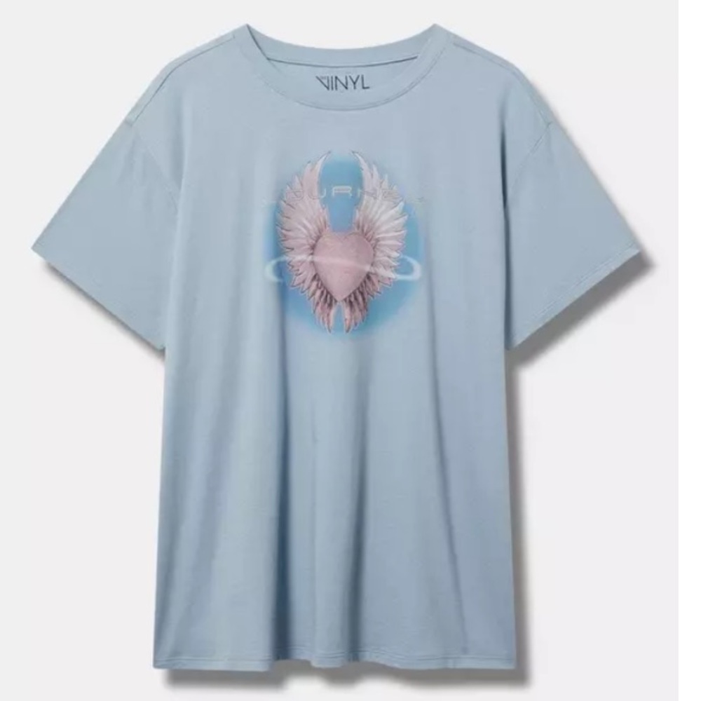 TORRID NWT Journey Relaxed Fit Crew Cotton Tee